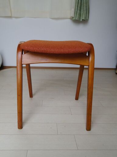 【張替え品】秋田木工　監物勇　スタッキングスツール