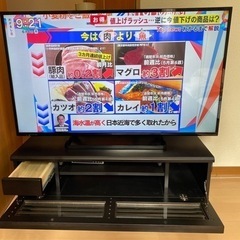 決まりました)Panasonicビエラ49インチ※希望の方にはテレビ台も