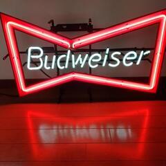 値下げ！バドワイザー　Budweiser　ネオン　看板　レア物