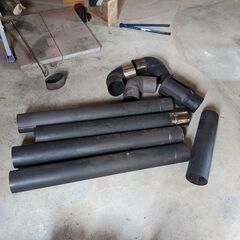 ホンマ製作所　106mm　ステンレス煙突　直筒　エビ曲90度など