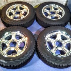冬☆美品☆ ジムニー【富山】ヨコハマ アイスガード G075 冬 175/80R16 中古 ４本 車検対応 スタッドレス 4WD 16インチ PCD139.7