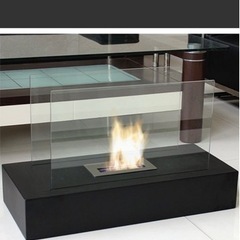 エタノール 暖炉 Nu-Flame 自立式フロア暖炉 フィアマ Fiamme 暖房 NF-F3FIE お洒落 ストーブ ヒーター エタノール燃料 バイオエタノール sokunouの画像