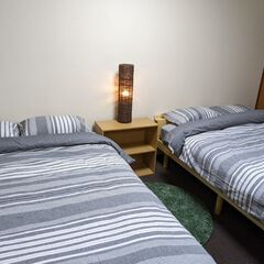 お子さんを連れてのお仕事OK!!　空いている時間を使ってオシゴトできます　菊水駅徒歩圏内の方是非♪　★民泊のベットメイク･清掃スタッフの画像