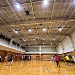 ※満員御礼※6/11(土）19:00-22:00【エンジョイバドミントン🏸✨　初級者練習会】　初心者〜中級　技＆ゲーム&練習🏸✨　@嶺町文化センター　体育室（大田区） − 東京都