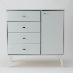 チェスト ホワイトxゴールドハンドル 海外購入品 フランフラン