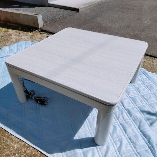 きれい 電響社 こたつ テーブル DY-C75W-8 75cm×75cm×35cm コタツ 電機こたつ