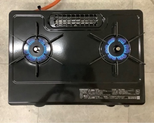 Rinnai KG34NBKR/13A [ガステーブル 56cm幅 ブラック 右強火力 LPガス用] リサイクルショップ宮崎屋　佐土原店22.6.6F