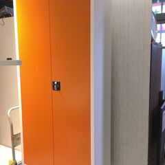 ■7020■ceha オフィス家具 ロッカー スチール製 オレン...