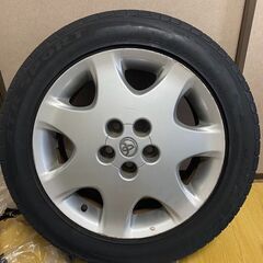 【中古】トヨタ純正17インチホイール＋タイヤ　４本　225/55/17