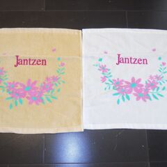 Jantzen　ロゴ入りタオル　色違い2枚セット　未開封の画像