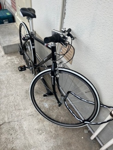 クロスバイク　黒　ﾙﾉー