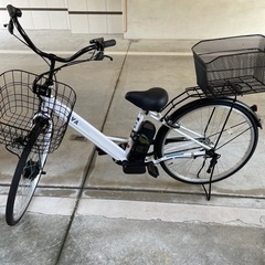 電動自転車まだ新品です！お値段交渉可能！天保山町迄取りに来ていた...