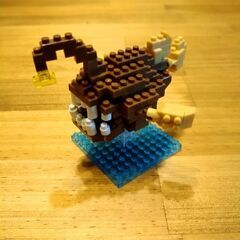 ダイソー　プチブロック　チョウチンアンコウ
