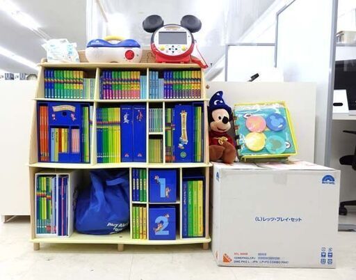 北海道 千歳市/恵庭市 未使用有 ワールドファミリー ディズニー英語システム フルパッケージ 2019年 MTDSGAQL ブルーレイ DWE 英語教材 知育 他多数