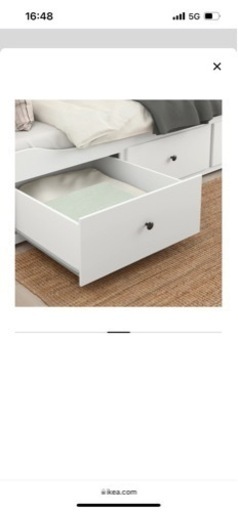 値下げ　IKEA HEMNES イケア　ヘムネス　ベッド