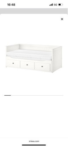 値下げ　IKEA HEMNES イケア　ヘムネス　ベッド