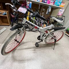 パンゲア　26インチ折畳自転車　18段変速機付き