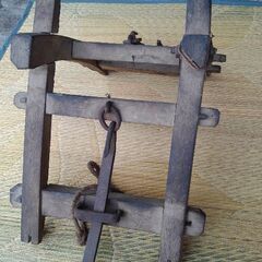 牛用の荷鞍　昭和前期に使用