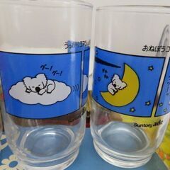 ◆昭和レトロ◆新品未使用★キャラクター「コアラ」のグラス５点セット♪の画像