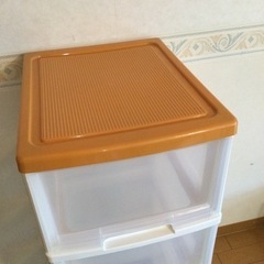 ※決まりました！コロ付き4段プラスチック収納の画像