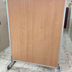 中古　良品　パーテーション　衝立　間仕切り　キャスター付　アルミ...