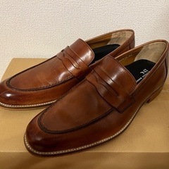 【新品】alfredoBANNISTER コインローファー キャメル