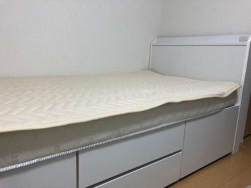 美品！　シングルベッド＋マットレスセット