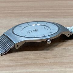 🔥🔥期間限定・特別価格🔥🔥 SKAGEN スカーゲン スリムウォッチ クォーツ式時計 シルバーの画像