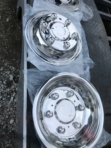 ほぼ新品　ホイール ライナー 16インチ 6穴 PCD 222.25 ステンレス
