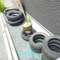 バイク用廃タイヤあげます