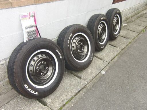 軽トラ・軽バン用タイヤバリ山＆ホイールとオマケ付き