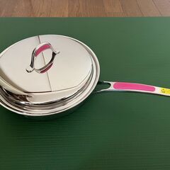 新品　ビタクラフト　フロリダ　フライパン　27センチ　ピンク