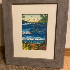 ヘザーブラウン アートプリント～A Day in Paradise～ハワイ/ハワイアン/サーフ/アート/雑貨/インテリアの画像