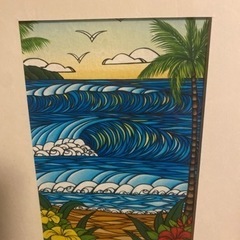 ヘザーブラウン アートプリント～A Day in Paradise～ハワイ/ハワイアン/サーフ/アート/雑貨/インテリアの画像