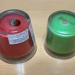 IKEA イケア キャンドル 2種 一部使用 の画像