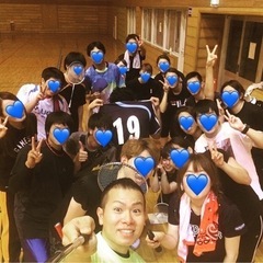 ワイワイ、バドミントン🏸