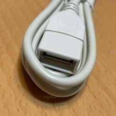 新品未使用 USB延長コード 白の画像
