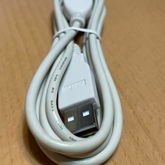 新品未使用 USB延長コード 白の画像
