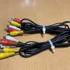 AVケーブル 3色端子 2セットの画像