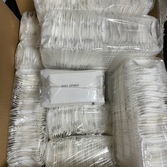 業務用　ボディ圧縮スポンジ　使い捨てアメニティ