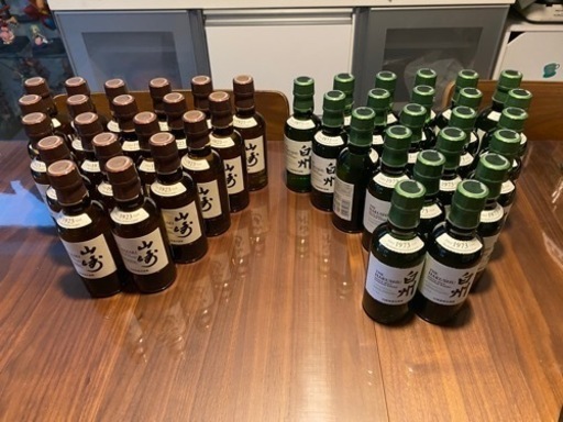 山崎　20本　白州22本　180ml