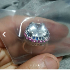   ▼j←←←m11-2【限定入荷】 ★新着★ 61連 ダイヤモンドリング プラチナ仕上 2ctの画像