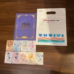 J1 未使用 全9種類 東京ディズニーシー20周年デザインのフリ...
