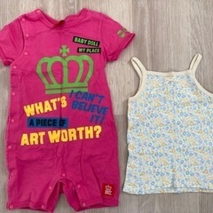 女の子夏物子供服セット（baby doll、ミキハウスなど）　サイズ80〜90の画像
