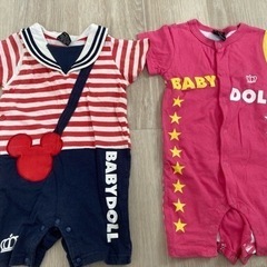 女の子夏物子供服セット（baby doll、ミキハウスなど）　サイズ80〜90の画像