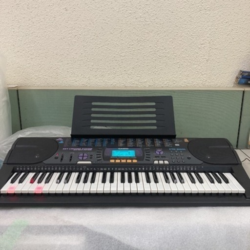 CASIO カシオ キーボード 光ナビ 61鍵盤 電子ピアノ アダプター付き
