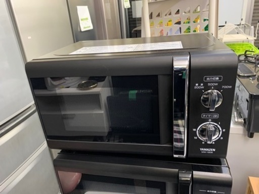 美品　 山善 電子レンジ 50Hz専用 MW-Y205(B)5 17年製　万代店