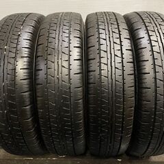 DUNLOP ENASAVE VAN01 145R12 6PR LT 12インチ 夏タイヤ 4本 2016～19年製 バリ溝 軽トラ 軽バン等　(MTB246)クレジットカード QRコード決済可能