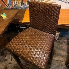 格安アジアン風カウンターチェアの画像