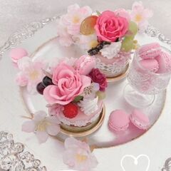 個性色々お花のケーキ🍰を作ってみませんか？【アーティフィシャルフ...